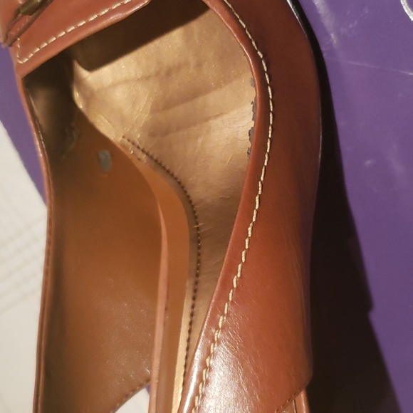 Enzo Angiolini NEW Closed Toe Slingback Stiletto Heels Pump Leather Women's 9.5 - Picture 13 of 17